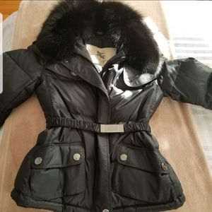 COPY - Burberry down coat with fur collar